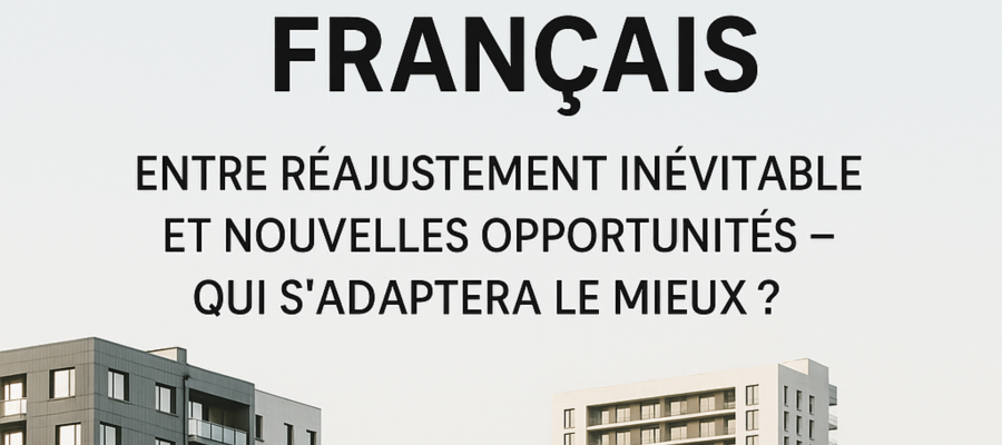 Marché Immobilier Français : Entre Réajustement Inévitable et Nouvelles Opportunités – Qui S’adaptera le Mieux ?